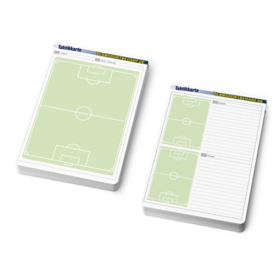 Tactiek kaarten Voetbal - A6 formaat