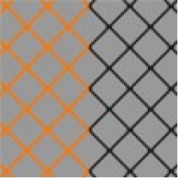 Set doelnetten voor voetbaldoelen 7,5 x 2,5 x 2,0 x 2,0 (4mm) - Oranje/Zwart